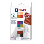 Fimo Effect leather set - colour pack 12 st /12x25gr 