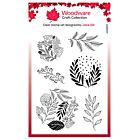 Woodware Paintable Baubles Leafy Fillers Clear Stamps (JGS872)