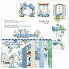 Dear Diary Hydrangea 8x8 Inch Paper Pad (LEM-DD-HYD-02)