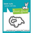 Lawn Fawn craft dies winter otter lawn cuts