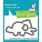 Lawn Fawn dies i like naps - lawn cuts