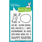 Lawn Fawn 3x4 clear stamp set Eggstraordinary Easter Add-On
