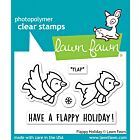 lawn fawn 2x3 clear stamp set flappy holiday