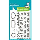 Lawn Fawn 3x4 clear stamp set simply celebrate santa