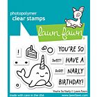 Lawn Fawn 2x3 clear stamp set you're so narly