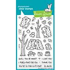 Lawn Fawn 4x6 clear stamp set porcu-pine for you