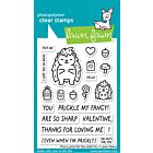 Lawn Fawn 3x4 clear stamp set porcu-pine for you add-on