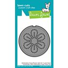 Lawn Fawn dies embroidery hoop flower add-on 