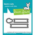 Lawn Fawn dies treat cart sentiment add-on lawn cuts