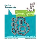 Lawn Fawn dies little dragon flip flop lawn cuts