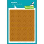 Lawn Fawn hot foil plates itsy bitsy polka dot background hot foil plate