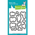 Lawn Fawn die frosty family add-on lawn cuts