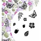 Card-io Apple Blossom Majestix Clear Stamp Set