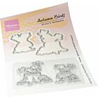 Marianne D Clear Stamps&dies Eline's Herfstvogels EC0203 45x55,5mm/ 2 dies 47,5x58mm