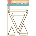 Marianne Design Craft Stencil - Vlaggen A5 