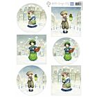 Marianne Design Decoupage Hetty's Snoesjes - Winter City HK1715 A4