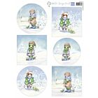 Marianne Design Decoupage Hetty's Snoesjes - Winter Forest HK1716 A4