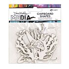 Dina Wakley Media Chipboard Shapes Ocean