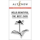 Altenew Clear Stamp set Meadow Flower
