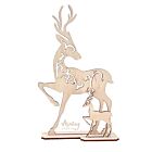 Mintay Woodies Decor 12x12 Inch Reindeers 