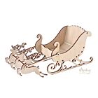 Mintay Woodies Decor 12x12 Inch Christmas Sleigh