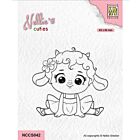 Nellie Choice Nellie's Cuties Clear Stamp Little Lamb NCCS042