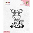 Nellie's Choice Clear Stamp Cutie Zebra NCCS054