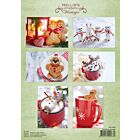 Nellie's Choice Decoupage knipvel Kerst lekkernijen  A4 (10 pcs/pkg)   