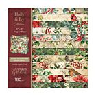 Crafters Companion Holly & Ivy 6x6 Inch Paper Pad (NG-HAI-PAD6)