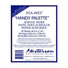 Masterson - Sta-Wet Handy Palette Paper Refill Pack of 30 Sheets