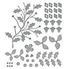 Poinsettia Spray Etched Dies (S4-1366)