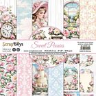 ScrapBoys Sweet Peonies 8x8 Inch Paper Pad 