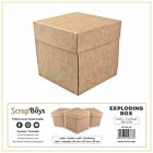 ScrapBoys Exploding box - craft- 3 st - 300 grm SB-EBC-03 10x10x10 cm