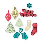 Sizzix Framelits Die Set 9PK w/Stamps - Christmas Classics 663670 Lynda Kanase