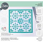 Sizzix Layered Stencils 4PK Geo Background 665840 Olivia Rose