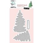 Studio Light Cutting Die Pine trees Essentials nr.874 CCL-ES-CD874 128x71x1mm 