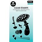 Studio Light Clear Stamp Mushrooms Essentials nr.708 62x93x3mm