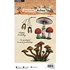 Studio Light Clear Stamp Mushrooms Everl. Autumn nr.717 105x148x1mm