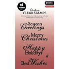 Studio Light Clear Stamp Best Wishes Essentials nr.698 SL-ES-STAMP698 63x94mm