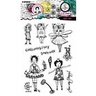 Studio Light Clear Stamp Fancy girls Signature Coll. nr.638 ABM-SI-STAMP638 148x210x3mm