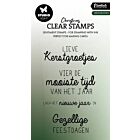 Studio Light Clear Stamp Kerstgroetjes Essentials nr.695 SL-ES-STAMP695 57x93mm