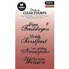 Studio Light Clear Stamp Kerstwensen Essentials nr.697 SL-ES-STAMP697 63x90mm