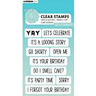 Studio Light Clear Stamp Let's celebrate Sweet Stories nr.661 SL-SS-STAMP661 102x74mm