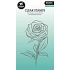 Studio Light Clear Stamp Single rose Essentials nr.693 SL-ES-STAMP693 79x128mm