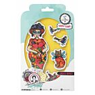 Studio Light Cling Stamp Frida's friends Sign. Coll. nr.702 ABM-SI-STAMP702 120x170x5mm