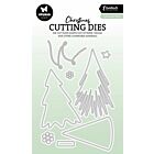 Studio Light Cutting Dies Christmas trees Essentials nr.844 SL-ES-CD844 105x148mm