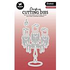 Studio Light Cutting Dies Classic candlestick Essentials nr.849 SL-ES-CD849 75x132mm