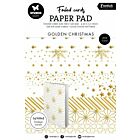 Studio Light Foiled Cards Golden patterns Essentials nr.222 140x216x5mm