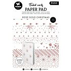 Studio Light Foiled Cards Rosegold patterns Essentials nr.223 140x216x5mm