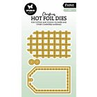 Studio Light Hot Foil Dies Label Essentials nr.04 SL-ES-HFCD04 65x95x1mm